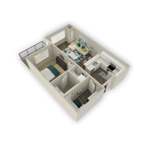 Floor Plans of The Zeller in Salt Lake City, UT